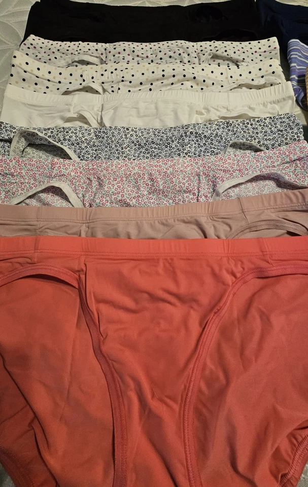 Lote de 17 pares de bikini Barely There Invisible Look XL 8 NUEVO SIN ETIQUETAS sin forro reforzado Foto 3 de 4