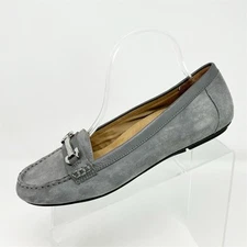 Vionic Women's Kenya Slip On Gray Loafers 9.5 Slip-On with Orthaheel Technology