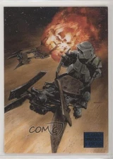 2018 Topps Star Wars Galaxy The Archives Blue Speeder Bike Battle #82 fm0