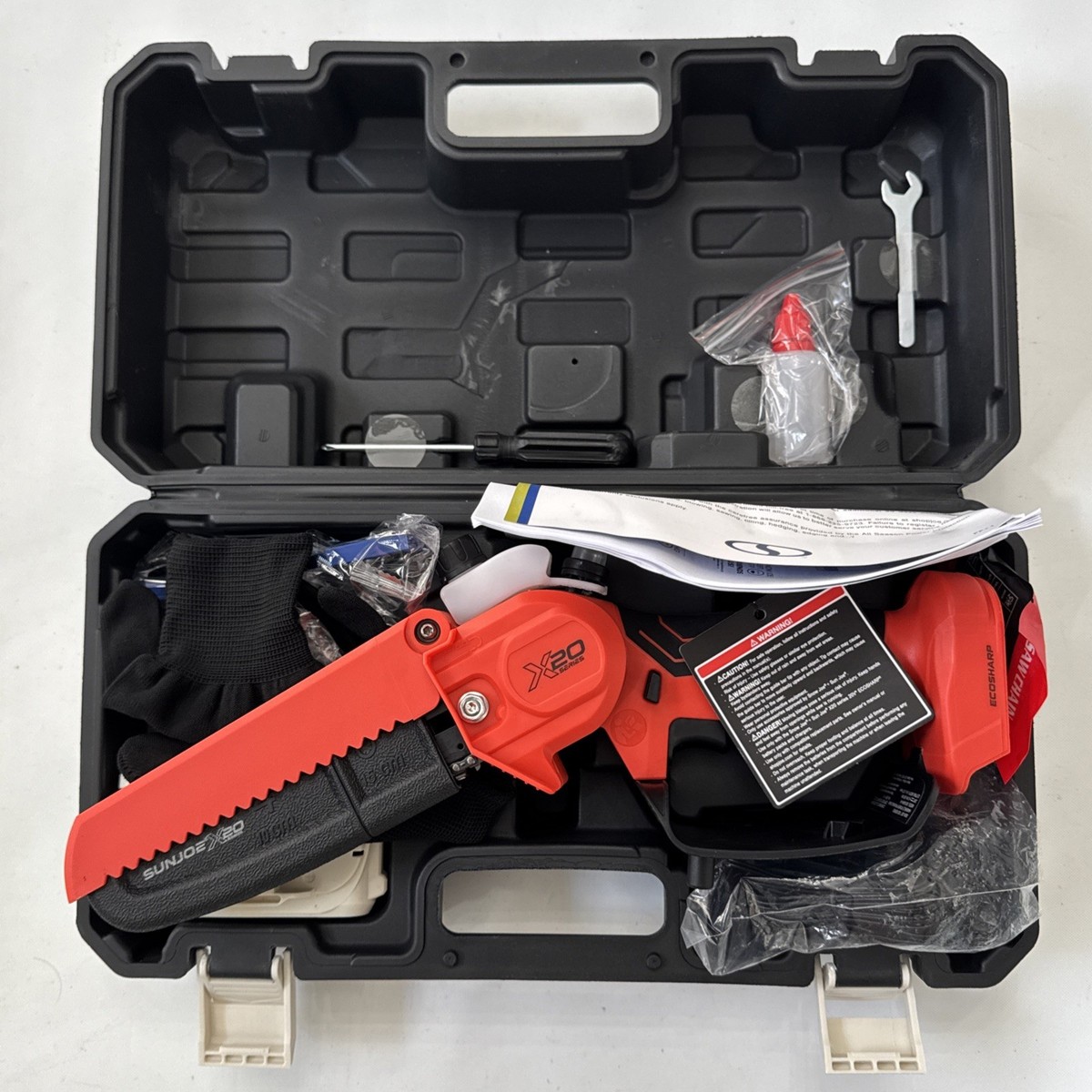 Sun Joe, X20 Series, Mini Chainsaw, Red | eBay