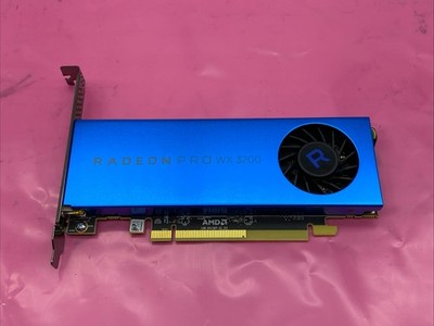 AMD Radeon Pro WX 3200 4GB GDDR5 4x Mini DisplayPort GPU