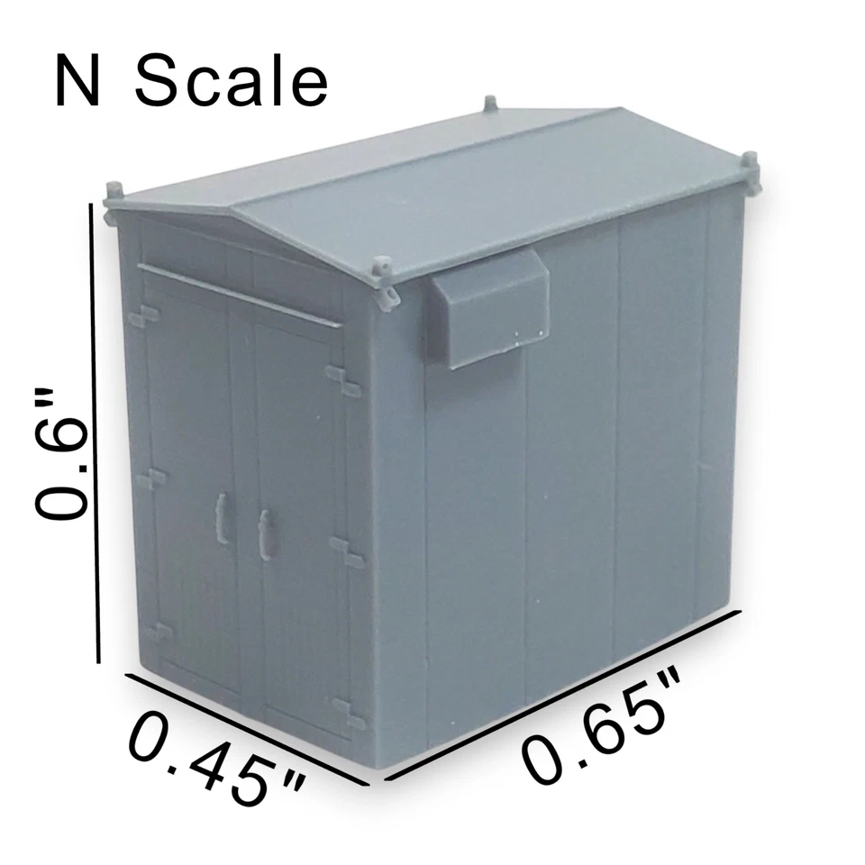 N Scale Signal Box 6-Pack for Model Railroad Diorama - Image 2 of 4