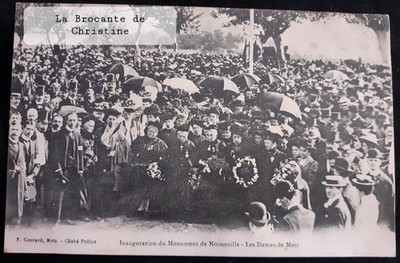 Nr. 804/27 CPA DE NOISSEVILLE Einweihung des Denkmals Dep. 57 ungeschrieben