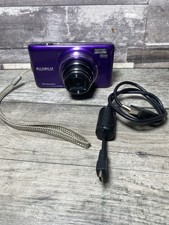Fujifilm FinePix 14 MP Digital Camera Purple Compact T350. Fully working.