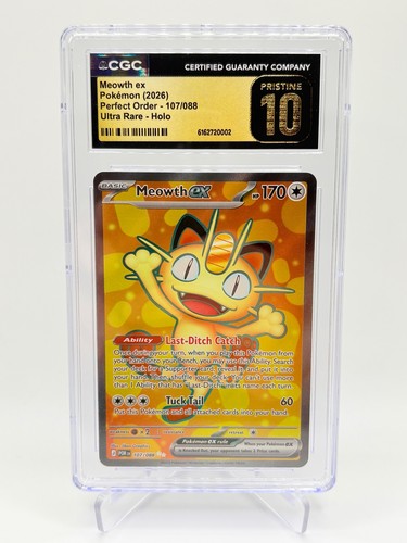 Meowth ex graded CGC 10 for sale on eBay