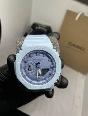 Casio G-SHOCK Blue Dial Analog/Digital Blue Band Watch