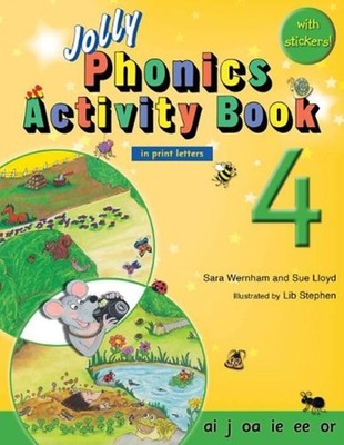 Jolly Phonics Activity Book: In Print Letters (4) (Jolly Phonics Activity Bo...