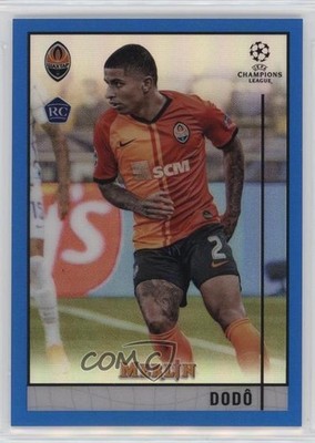 2020-21 Topps Merlin Collection Chrome UCL Blue Refractor 1/75 Dodo #28 0i7k