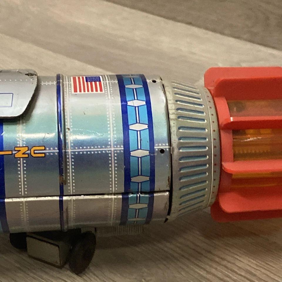 Cohete Space Frontier Apolo 12 años 60 juguete Japón por Yoshino Foto 4 de 4