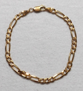 14k Yellow Gold 7.5" Bracelet 5.4 grams