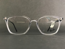 Ray-Ban Eyeglasses Frames RB7185 5943 Polished Crystal Black Full Rim 52-18-145