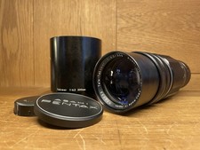  Near Mint  Hood Pentax Tele Takumar 300mm F/6.3 Preset Lens Early Model M42
