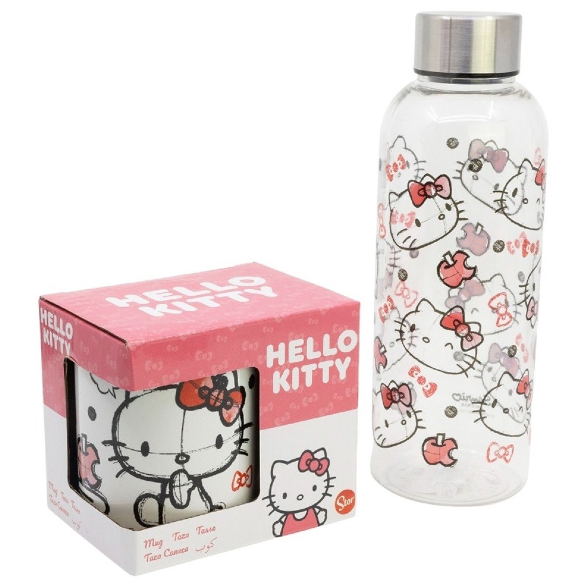Hello Kitty Geschenkset Trinkflasche und Kaffeebecher 2-teilig 4490₽