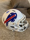 Keon Coleman Buffalo Bills Autographed FS Rep Helmet Beckett