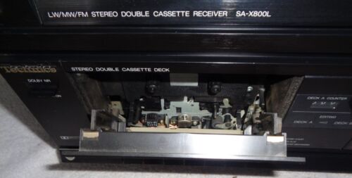 Technics SA-X800L Hifi System Twin Cassette Player Tuner Amp Works Tape Faulty - Picture 3 of 8