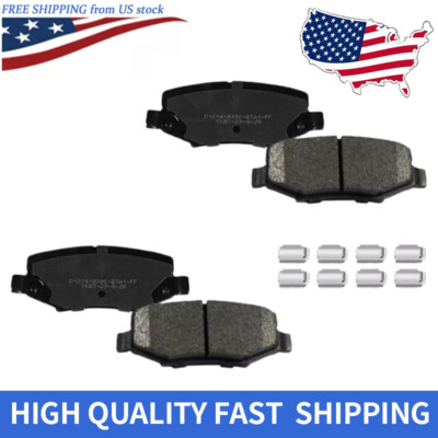 Rear Ceramic Brake Pads for 08-12 Jeep Liberty 07-17 Wrangler 07-11 Dodge Nitro