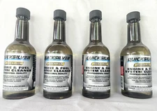 Lot of 4 Quicksilver Quickleen Engine & Fuel System Cleaner 12 oz Bottles