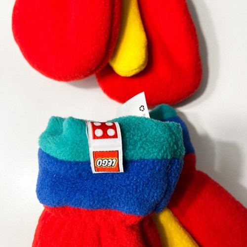 LEGO x Target Baby Color Block Fleece Mittens Sz 12-24 1 Pair Outdoor Winter - Picture 2 of 5