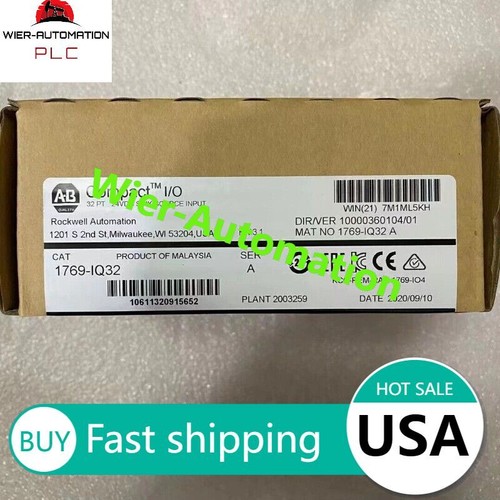 New Factory Sealed AB 1769-IQ32 SER A CompactLogix 24V DC Input Module 1769IQ32