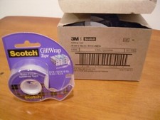 SCOTCH GIFT WRAP SATIN FINISH TAPE 3/4"X 650" CAT 15 BOX OF 6 SHOWN