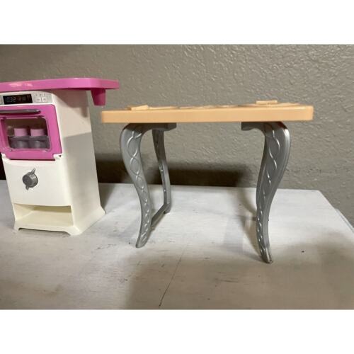 Barbie Kitchen Furniture Oven Cookware Baking and Kitchen Table Furniture Replac - Picture 3 of 7