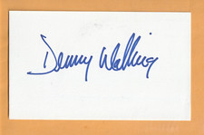 Denny Walling Clemson Tigers AUTO Signed 3x5 Card Houston Astros Oakland A's
