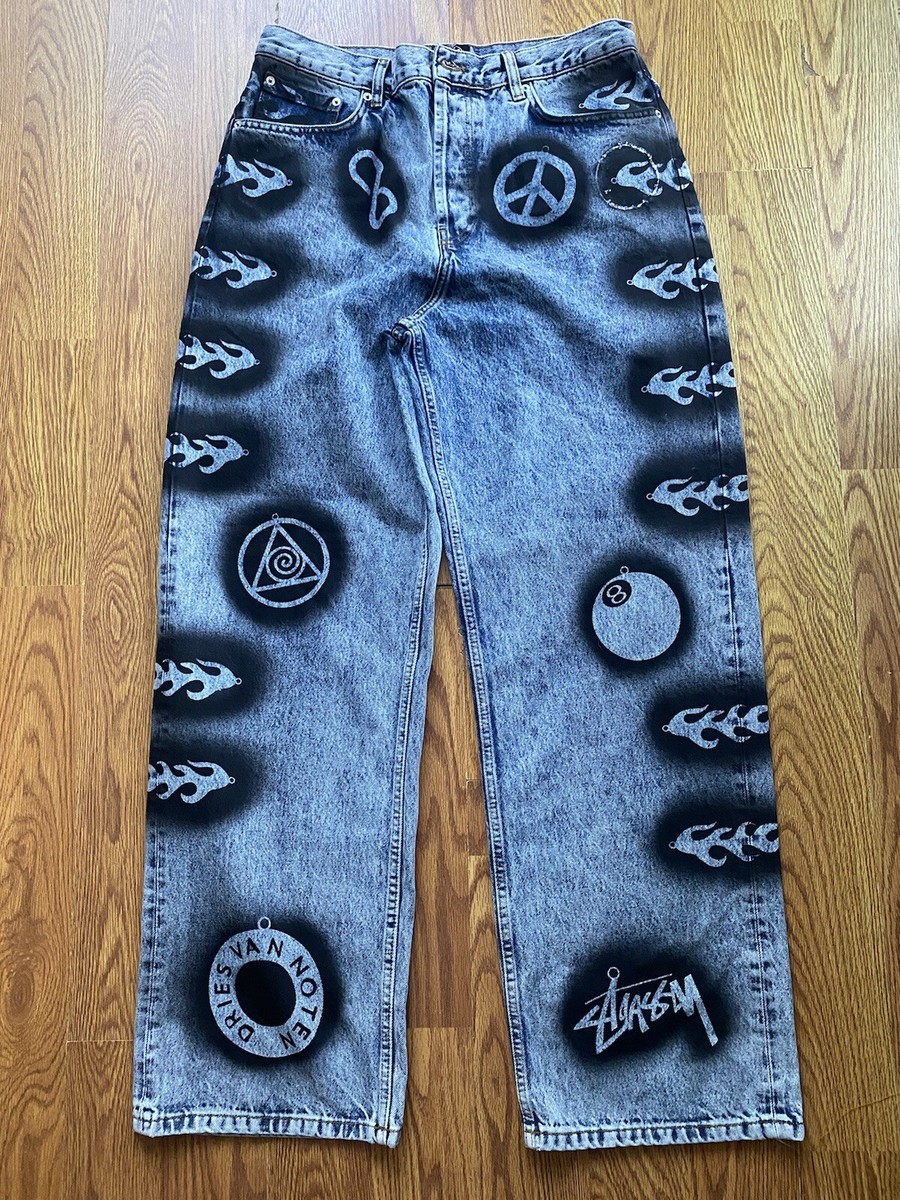 stussy dries van noten デニムパンツ Stüssy & Dries Van Noten