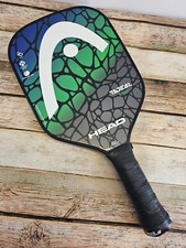 Head Radical Pro Pickleball Fiberglass Blue Paddle OTC EXTREME SPIN COMFORT GRIP