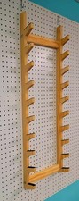 Native American Flute - 10 flute - Wall Rack -  made from solid wood