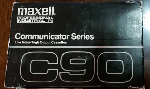 Maxell Comunicatore Industriale Professionale Serie C90 Cassette Confezione da 10 Alta O - Foto 7 di 9