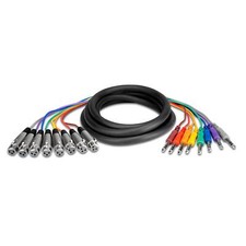 Hosa STX-802F 6-foot 8-Channel XLR Female to 1/4" TRS Male Balanced Snake XLRF