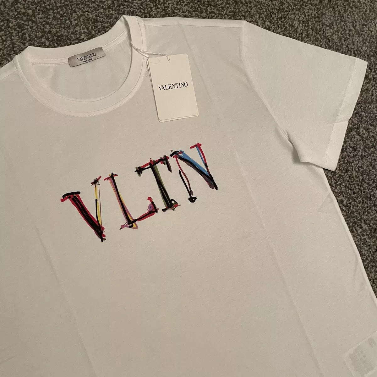 Valentino VLTN T-Shirt In White ⭐️ 100% AUTHENTIC ⭐️ BRAND NEW
