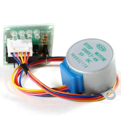 5V Stepper Motor 28BYJ-48 Drive Test Module Board ULN2003 5 Line 4 Phase Set 