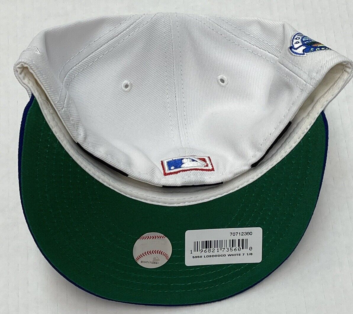 Size:75/8 New Era 59FIFTY LA DODGERS WITH SIDE PATCH FITTED Size:75/8 New Era 59FIFTY LA DODGERS WITH SIDE PATCH FITTED