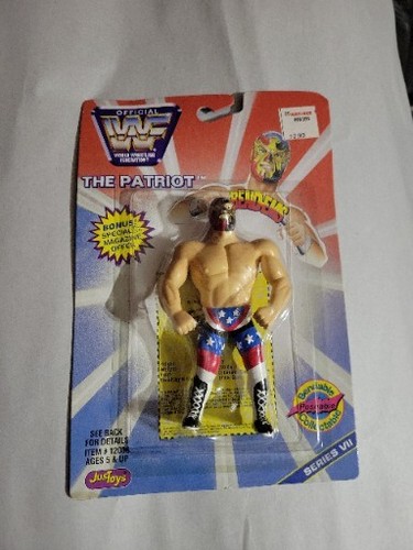 WWF Just Toys Bend 'Ems Series 7 The Patriot WWE ...