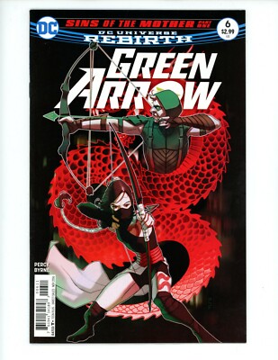 Green Arrow #6 Comic book NM- Rebirth Universe Comics DC Percy Byrne