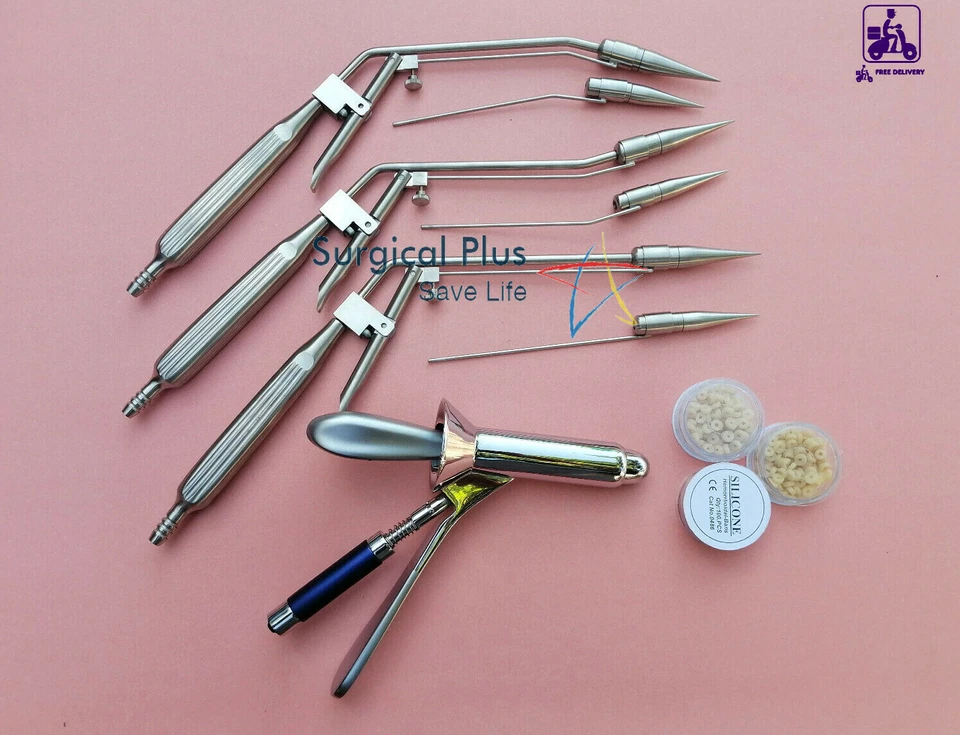 Ligadura de succión de hemorroides y banda elástica y fuente de luz proctoscopio Foto 4 de 4