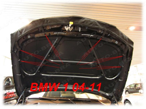 Auto CAR BRA compatibile con BMW 1 E87 2004-2011 copri cofano protezione TUNING - Picture 3 of 3