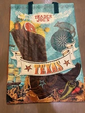 Trader Joe’s Bag Texas NEW Reusable Grocery Shopping Bag Ships Quick & FREE
