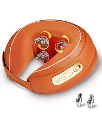 Neck Massager Shiatsu Heat Cordless Rechargeable great gift for people