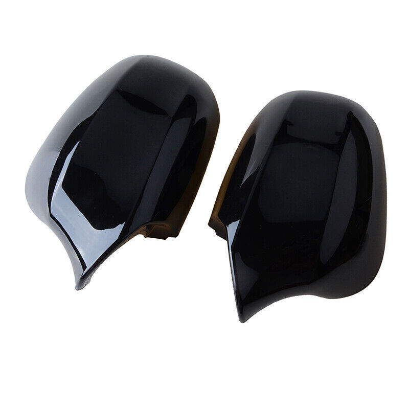 Driver And Passenger Side Covers Pair Of Black Mirror Cover Caps For 2008-2013 Honda Accord - LH &amp; RH Side, ABS Plastic 2008-2013 Accord Mirror Cover Caps Pair