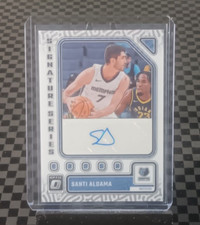 Santi Aldama Auto 2023-24 Panini Donruss Optic Signature Series Auto #SS-ADM