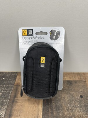 CASE LOGIC DIGITAL CAMERA COMPACT CASE PADDED TRAVEL QPB-3 BLACK