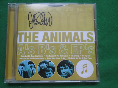 THE ANIMALS -- A'S B'S & EP'S - EMI GOLD - CD SIGNED BY JOHN STREET