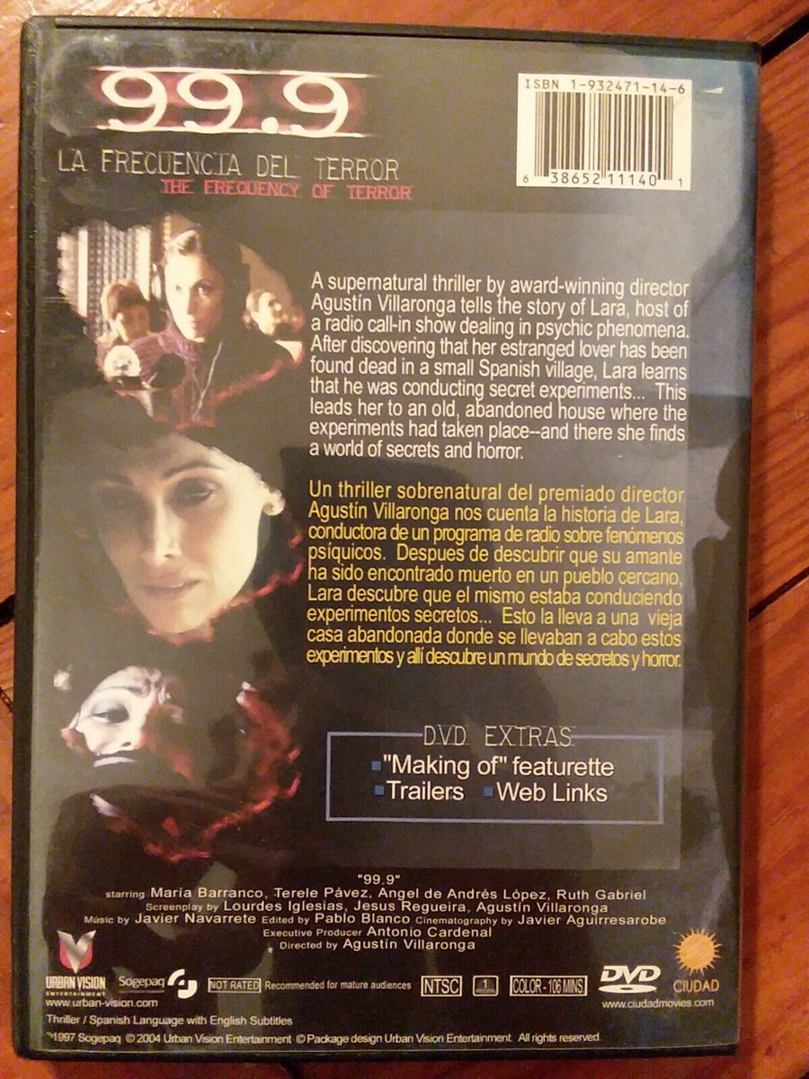 99.9 The Frequency Of Terror (DVD) 2004 Spanish Language Horror | eBay
