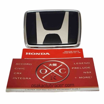 Genuine OEM 91-01 Honda NSX JDM Front Emblem Badge Quantum Gray