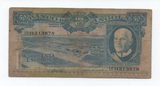 ANGOLA PORTUGAL 50 ESCUDOS 1962 PICK 93 LOOK SCANS