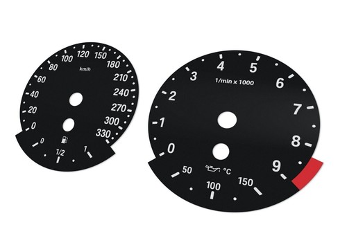 For BMW M3, E90 - Speedometer Dials from MPH to Km/h Cluster Gauges - Picture 6 of 9