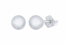 925 Sterling Silver Ball Stud Earrings, 2mm - 10mm