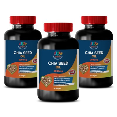 muscle building supplements for men - CHIA SEED OIL 2000MG 3B - weight loss 